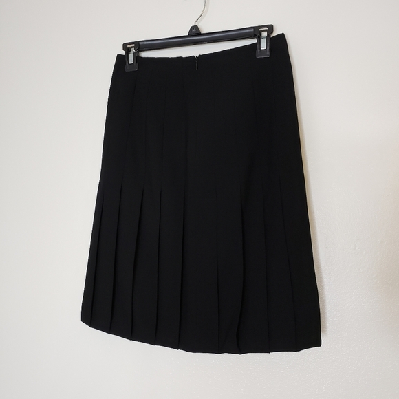 NEW Akris Punto Black Bubble Skirt Luxury Wool Pleated RARE Designer Lightweight - Picture 8 of 15